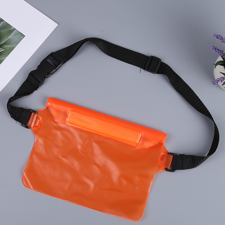 Geantă PVC impermeabilă pentru telefonul mobil – stil modern simplu, cu logo imprimat, pentru utilizare în exterior