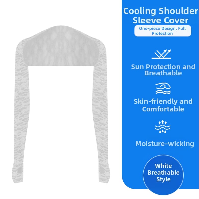 Manșete de protecție solară pentru activități în aer liber, din poliester, respirabile, unisex, potrivite pentru ciclism