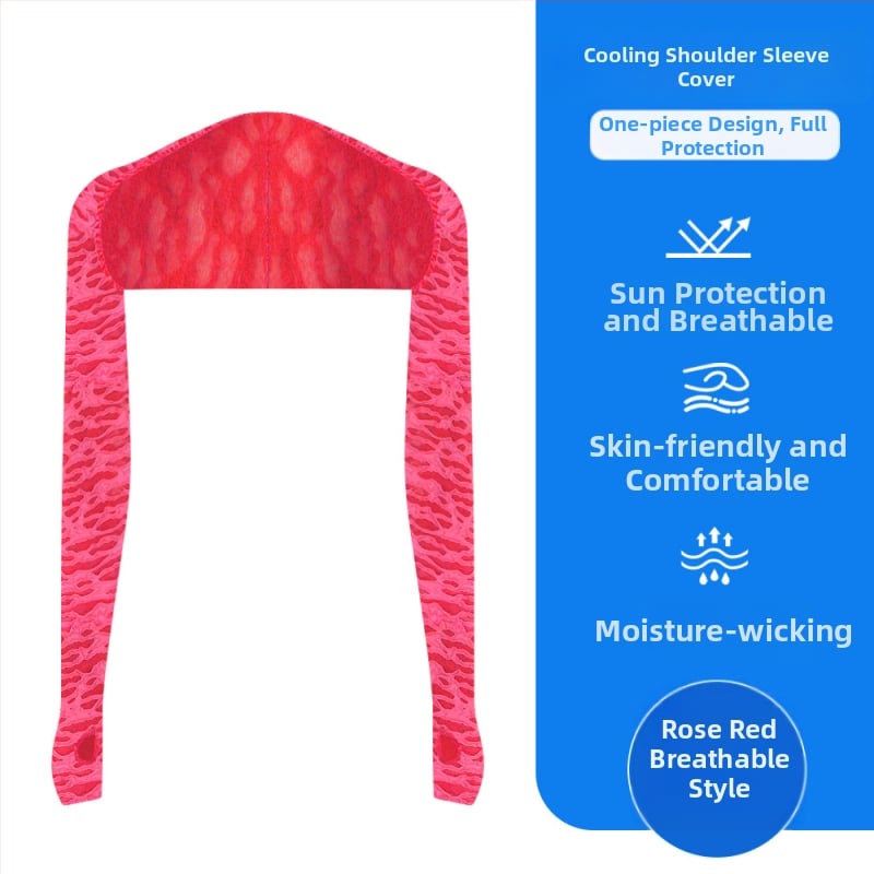 Manșete de protecție solară pentru activități în aer liber, din poliester, respirabile, unisex, potrivite pentru ciclism