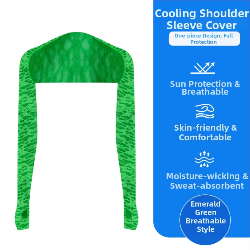 Manșete de protecție solară pentru activități în aer liber, din poliester, respirabile, unisex, potrivite pentru ciclism