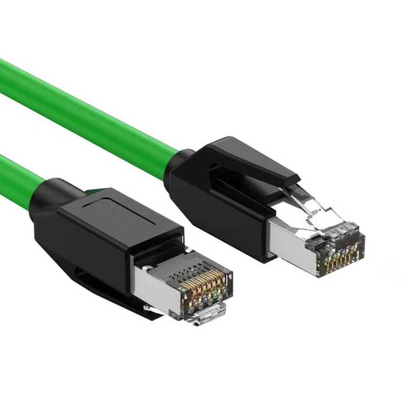 Cablu Ethernet industrial CAT5/6, flexibilitate înaltă, 8 conductori, ecranare dublă, compatibil drag-chain, aplicații servo