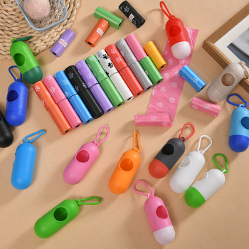 Δοχείο διανομής καψουλών για κατοικίδια με βιοδιασπώμενες σακούλες απορριμμάτων, πλαστικό σώμα, συνεχής κύλινδρος, προέλευση Zhejiang