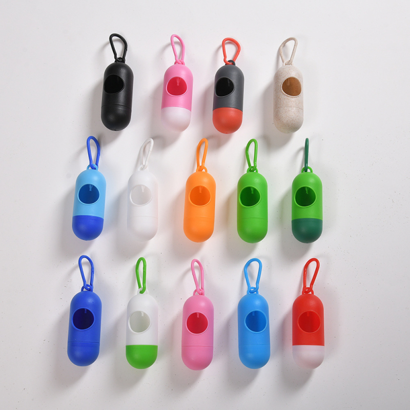 Δοχείο διανομής καψουλών για κατοικίδια με βιοδιασπώμενες σακούλες απορριμμάτων, πλαστικό σώμα, συνεχής κύλινδρος, προέλευση Zhejiang