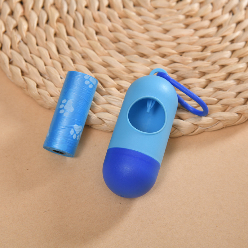 Δοχείο διανομής καψουλών για κατοικίδια με βιοδιασπώμενες σακούλες απορριμμάτων, πλαστικό σώμα, συνεχής κύλινδρος, προέλευση Zhejiang