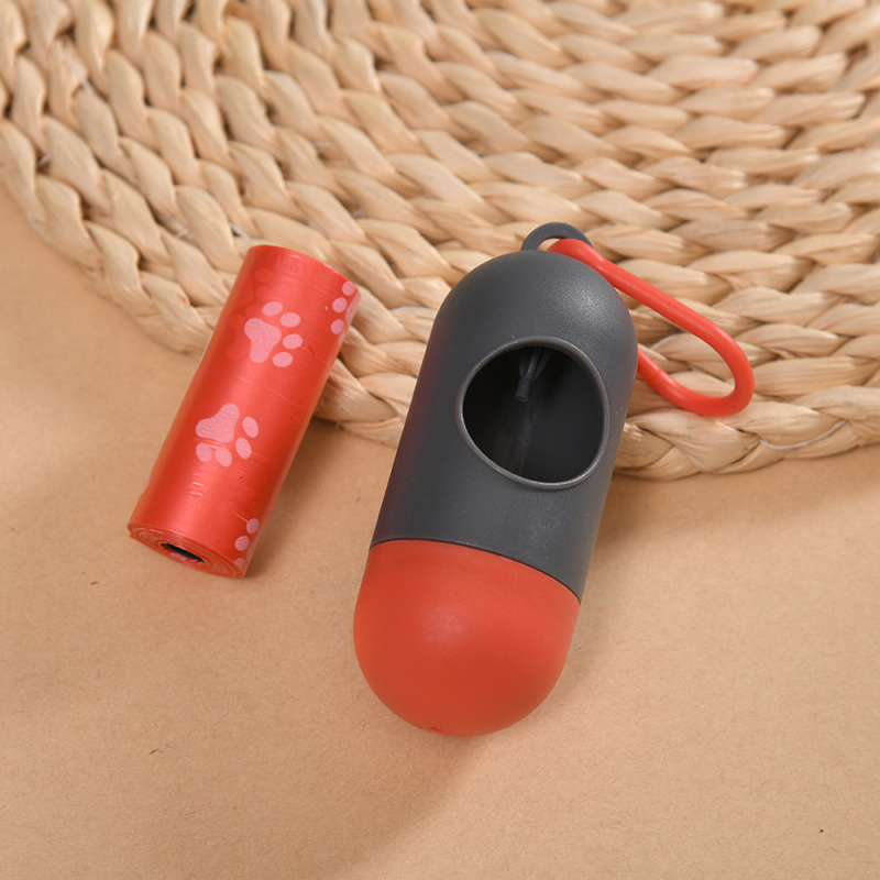 Δοχείο διανομής καψουλών για κατοικίδια με βιοδιασπώμενες σακούλες απορριμμάτων, πλαστικό σώμα, συνεχής κύλινδρος, προέλευση Zhejiang