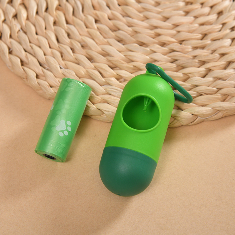 Δοχείο διανομής καψουλών για κατοικίδια με βιοδιασπώμενες σακούλες απορριμμάτων, πλαστικό σώμα, συνεχής κύλινδρος, προέλευση Zhejiang