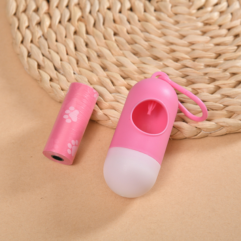 Δοχείο διανομής καψουλών για κατοικίδια με βιοδιασπώμενες σακούλες απορριμμάτων, πλαστικό σώμα, συνεχής κύλινδρος, προέλευση Zhejiang