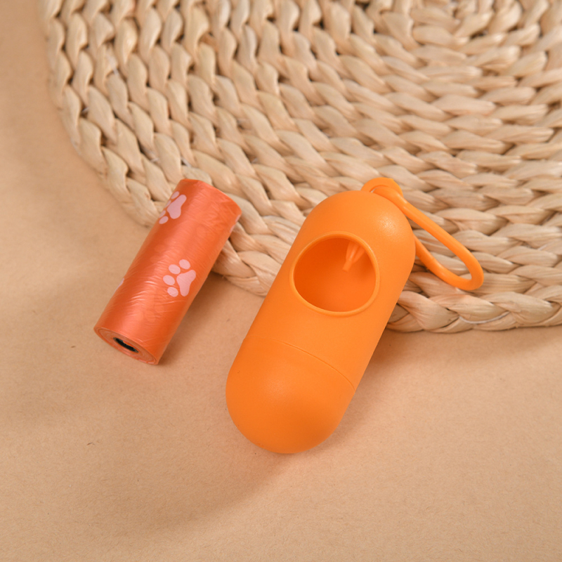 Δοχείο διανομής καψουλών για κατοικίδια με βιοδιασπώμενες σακούλες απορριμμάτων, πλαστικό σώμα, συνεχής κύλινδρος, προέλευση Zhejiang