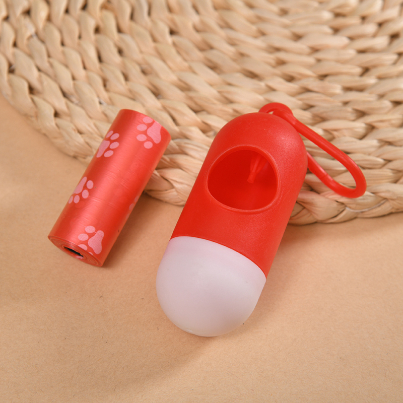 Δοχείο διανομής καψουλών για κατοικίδια με βιοδιασπώμενες σακούλες απορριμμάτων, πλαστικό σώμα, συνεχής κύλινδρος, προέλευση Zhejiang