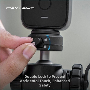 PGYTECH CapLock komplet za brzo oslobađanje za univerzalne sportske kamere, uključuje usisni držač, držač kacige i trokutasti selfie štap (model P-CG-141)