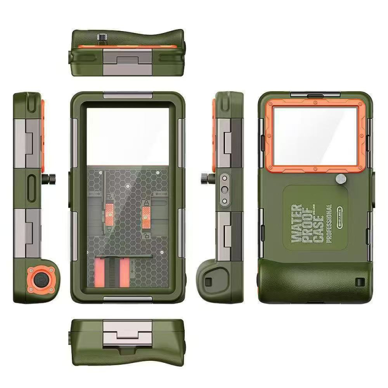 Carcasă subacvatică pentru telefon — a doua generație, compatibilă cu iPhone și Samsung, impermeabilă pentru fotografii în ape adânci, protecție la șocuri și uzură