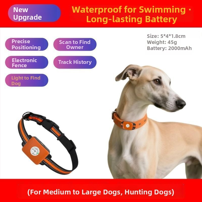 Αδιάβροχος εντοπιστής σκύλου Beidou GPS – παρακολούθηση, αποτροπή απώλειας