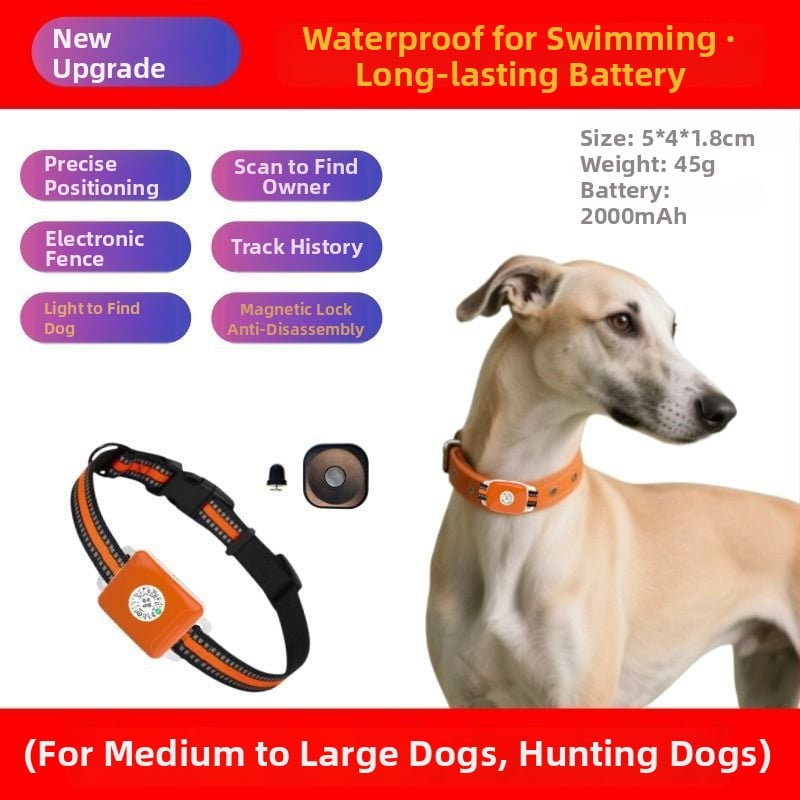 Αδιάβροχος εντοπιστής σκύλου Beidou GPS – παρακολούθηση, αποτροπή απώλειας