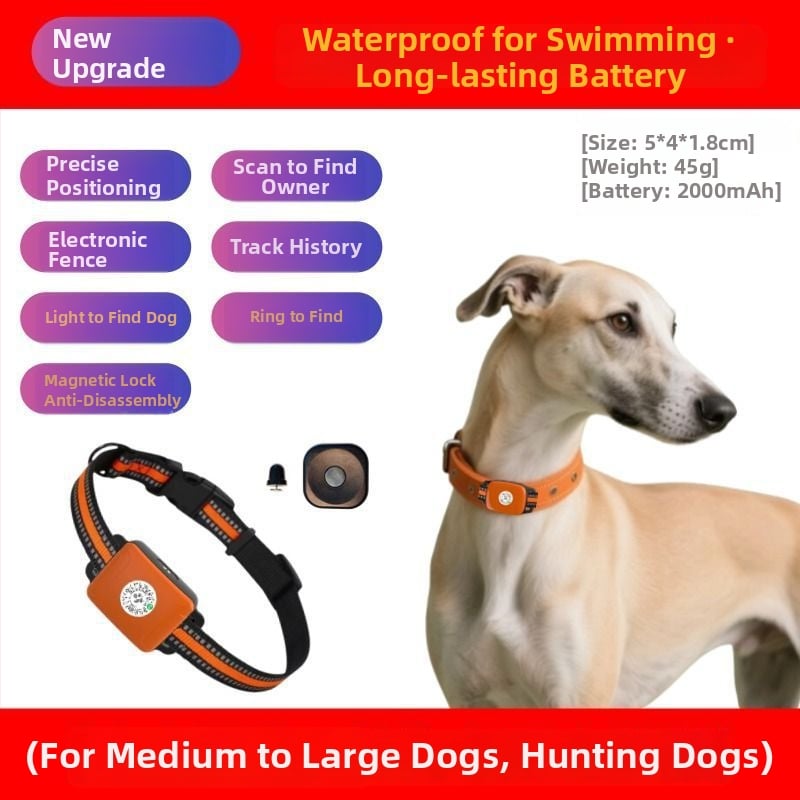 Αδιάβροχος εντοπιστής σκύλου Beidou GPS – παρακολούθηση, αποτροπή απώλειας