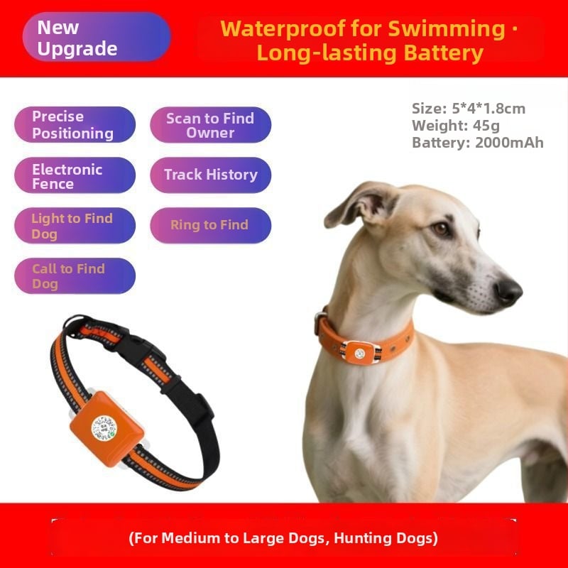 Αδιάβροχος εντοπιστής σκύλου Beidou GPS – παρακολούθηση, αποτροπή απώλειας