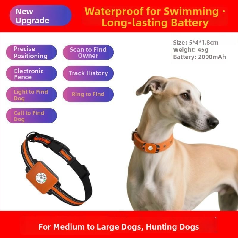 Αδιάβροχος εντοπιστής σκύλου Beidou GPS – παρακολούθηση, αποτροπή απώλειας