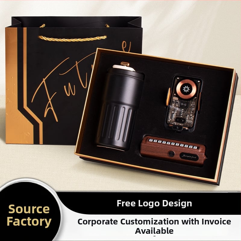 Set de cadouri pentru afaceri cu design modern artistic, din oțel inoxidabil 316, potrivit pentru cadouri corporate și conferințe