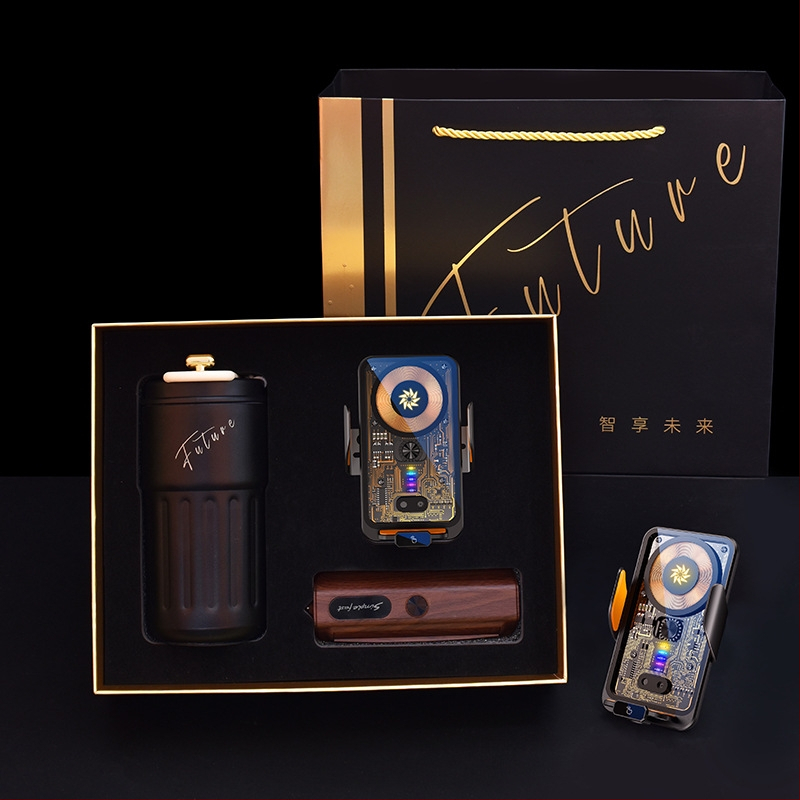 Verslo dovanų rinkinys su šiuolaikiniu meno dizainu, iš 316 nerūdijančio plieno, tinkamas įmonių dovanoms ir konferencijoms