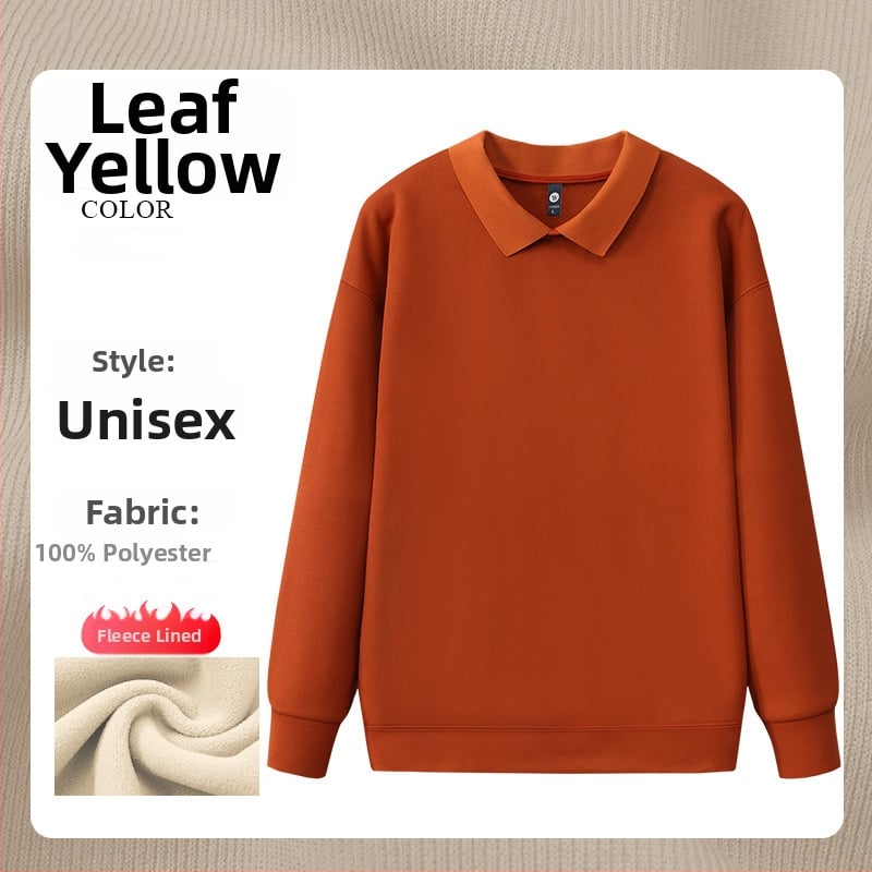 Суитшърт за маникюрен салон - работно облекло с рекламно лого, дълъг ръкав, без качулка, странични джобове, тъкан: корейска памук/полиестер смес