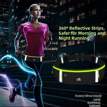 Futás övtáska, uniszex, friss és édes stílus, mintázat 69850, 2025 tavasz