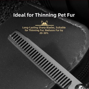 Foarfecă de îngrijire pentru animale de companie – foarfeci curbate pentru păr de câine, oțel inoxidabil 4Cr, Sillyfu