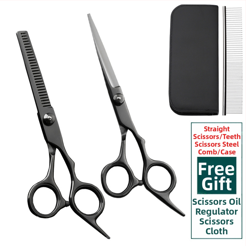 Foarfecă de îngrijire pentru animale de companie – foarfeci curbate pentru păr de câine, oțel inoxidabil 4Cr, Sillyfu