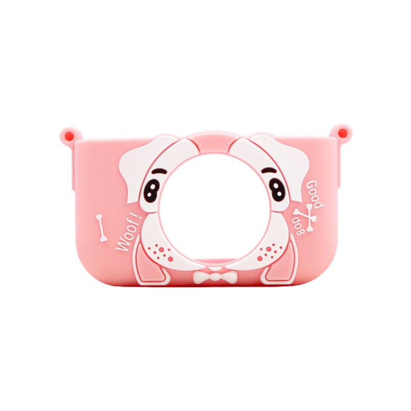 Carcasă mini pentru cameră pentru copii – unicorn astronaut, silicon, protecție anti-cadere, LCD de 1 inch, sub 1 MP