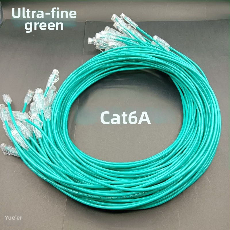 Cat6A minkštas apsaugotas Gigabit patch kabelis skirtas kompiuteriui/maršrutizatoriui/serverio patalpai