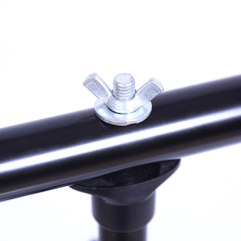 Panorámás fotózási állvány – Anyagok: műanyag és alumínium ötvözet, Teherbírás 3 kg, Csőátmérő 22/19/16 mm, Súly 2 kg