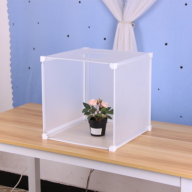 Cutie LED pentru fotografierea bijuteriilor cu iluminare difuză pentru videoclipuri