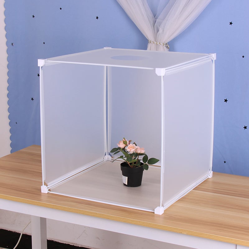 Cutie LED pentru fotografierea bijuteriilor cu iluminare difuză pentru videoclipuri