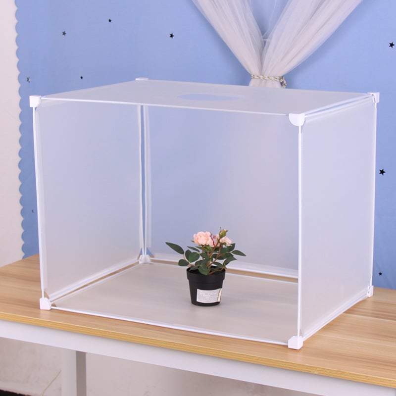 Cutie LED pentru fotografierea bijuteriilor cu iluminare difuză pentru videoclipuri