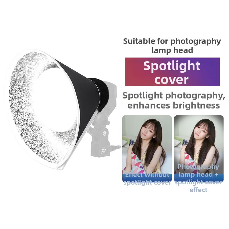 Abajur metal pentru iluminat fotografic cu soclu E27 – accesoriu de studio