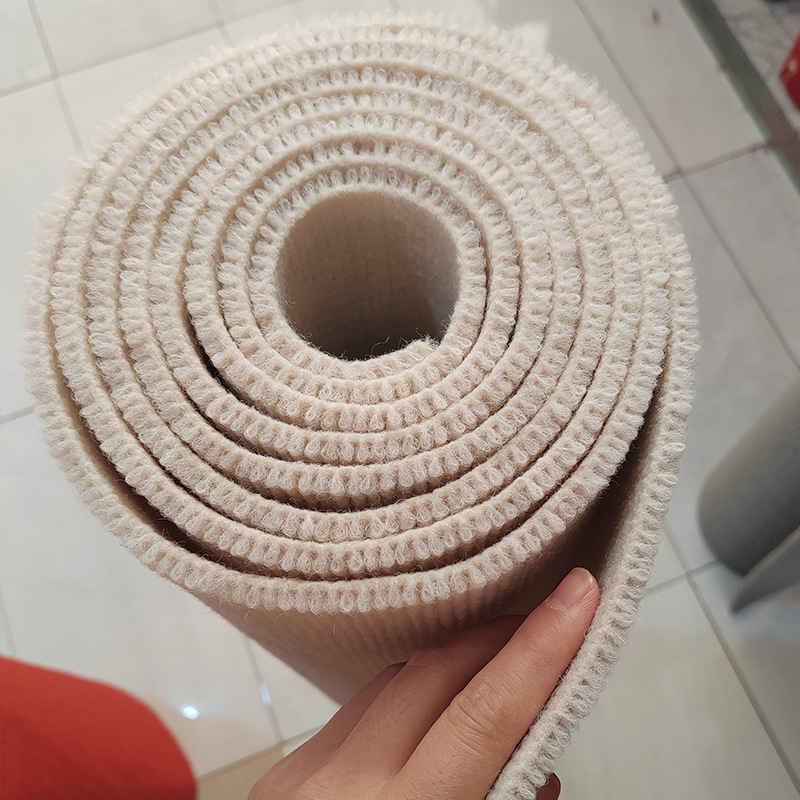 Svītrainīgs paklājs, poliesteres šķiedra, mašīniskā aušana, pielāgota forma, traipu izturīgs