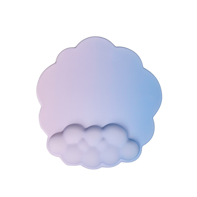 PIWIJOY suport de încheietură din silicon pentru tastatură mecanică – model nor, față dublă, anti-derapare, pentru gaming