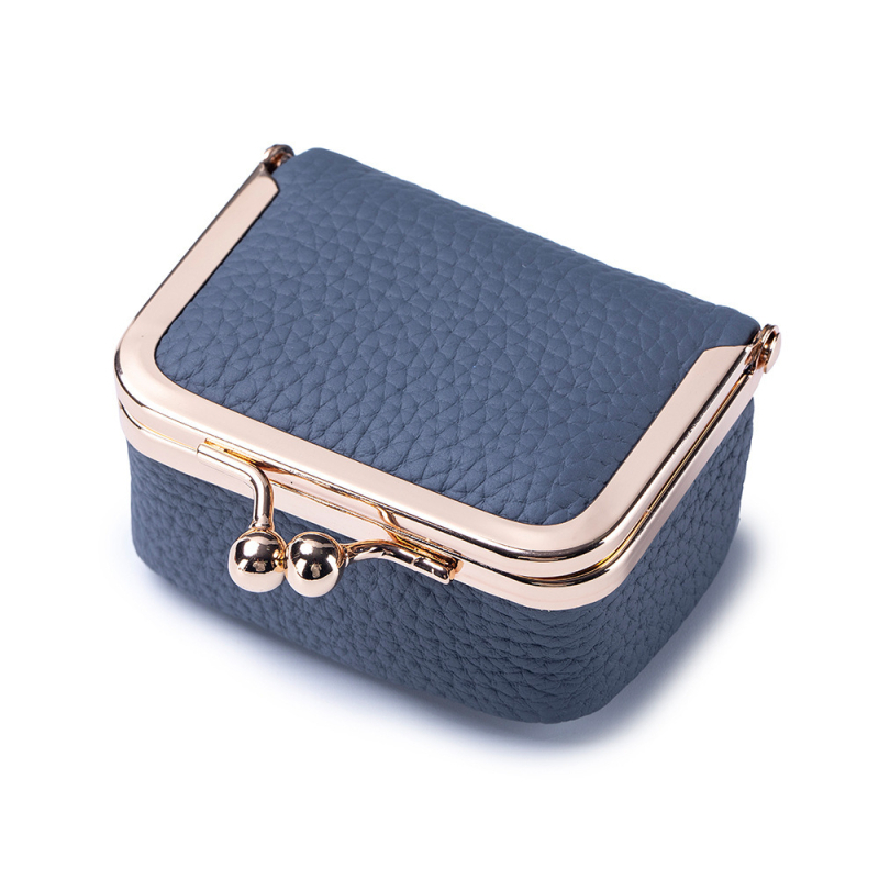 Ékszertáska és érmezes pénztárca gyűrűk, nyakláncok és fülbevalók számára | Valódi bőr, első réteg marhabőrből, poliészter bélés