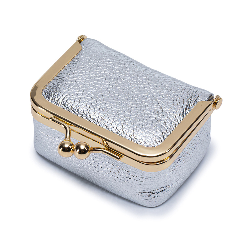 Ékszertáska és érmezes pénztárca gyűrűk, nyakláncok és fülbevalók számára | Valódi bőr, első réteg marhabőrből, poliészter bélés