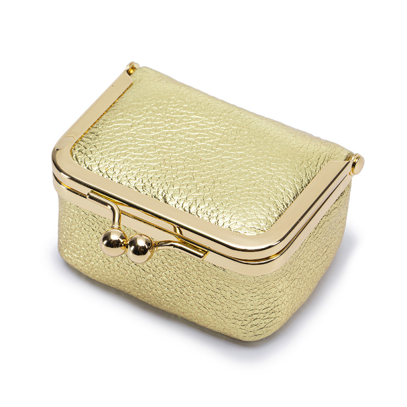 Ékszertáska és érmezes pénztárca gyűrűk, nyakláncok és fülbevalók számára | Valódi bőr, első réteg marhabőrből, poliészter bélés