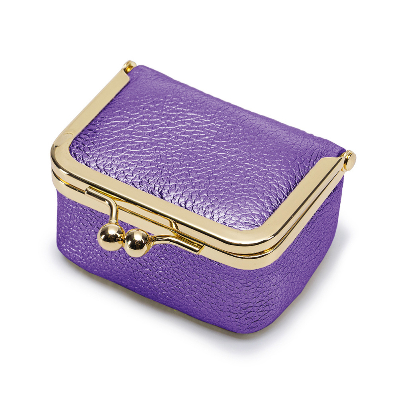 Ékszertáska és érmezes pénztárca gyűrűk, nyakláncok és fülbevalók számára | Valódi bőr, első réteg marhabőrből, poliészter bélés