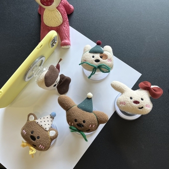 Plüss karikatúra stílusú Lazy állvány okostelefonokra