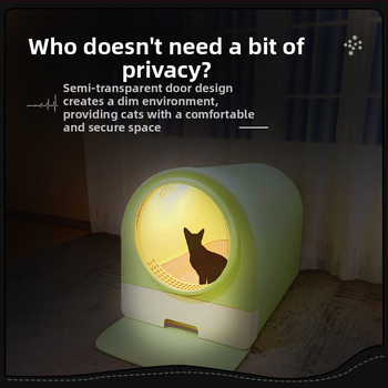 Κλειστό κουτί άμμου γάτας σε στυλ συρταριού, με αποσμητικό, αντιπιτσιλιστικό και αδιάβροχο