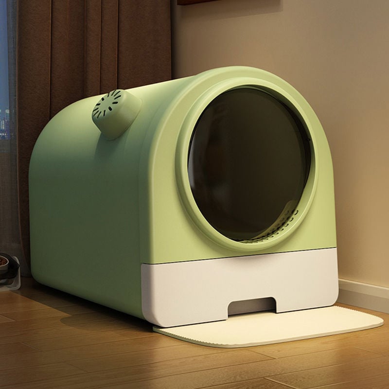 Κλειστό κουτί άμμου γάτας σε στυλ συρταριού, με αποσμητικό, αντιπιτσιλιστικό και αδιάβροχο