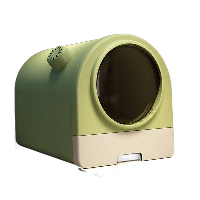 Κλειστό κουτί άμμου γάτας σε στυλ συρταριού, με αποσμητικό, αντιπιτσιλιστικό και αδιάβροχο