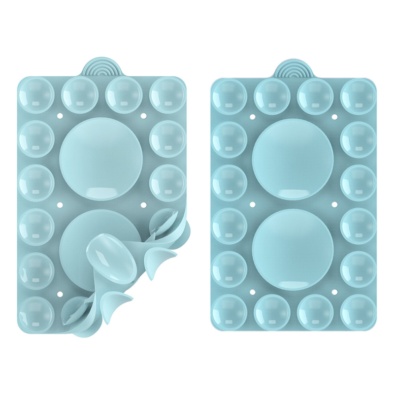 Suport pentru telefon cu ventuză din silicon, față dublă, universal