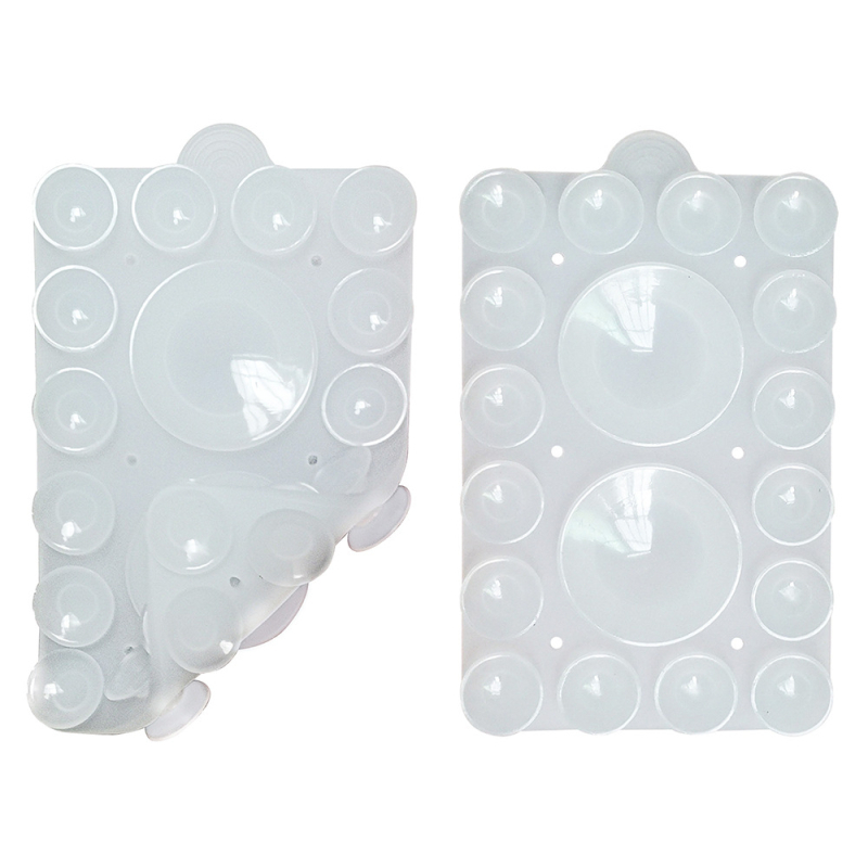 Suport pentru telefon cu ventuză din silicon, față dublă, universal