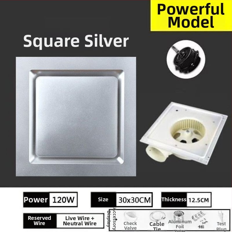 Szellőző ventilátor, Mingshuo 300h-2, távirányító, légáramlás 750 m3/h, ablakos elválasztó stílus