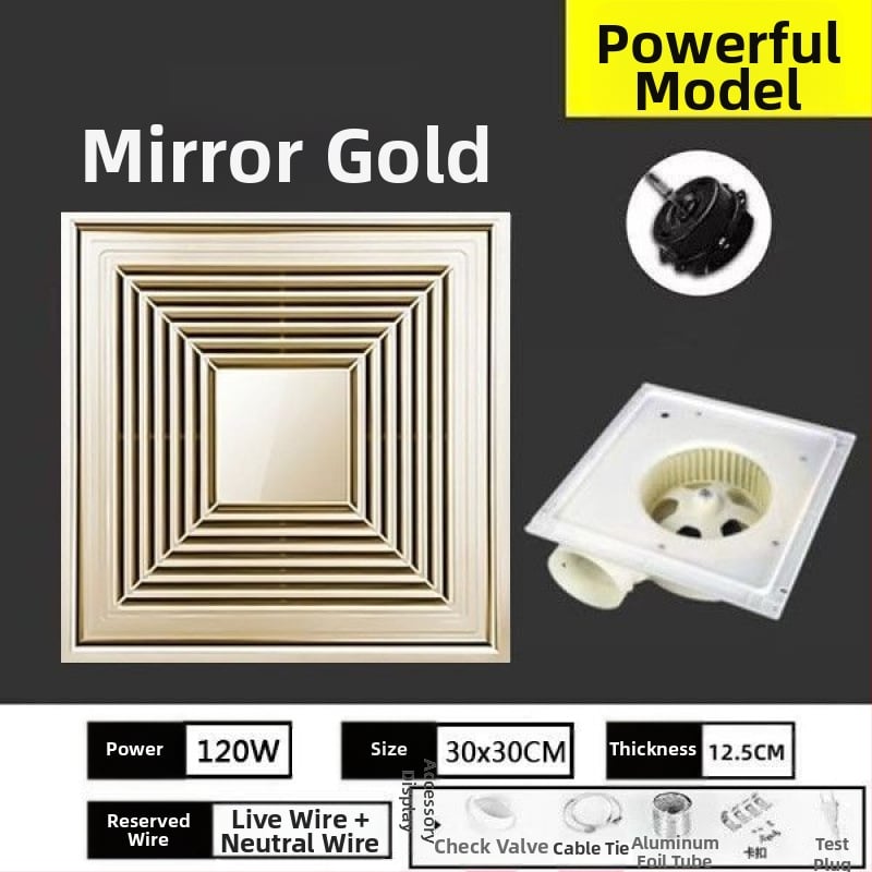 Szellőző ventilátor, Mingshuo 300h-2, távirányító, légáramlás 750 m3/h, ablakos elválasztó stílus