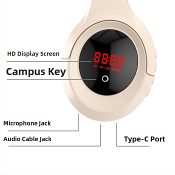 Juhtmevaba peakomplekt Bluetoothiga, 3,5 mm pistik, sisseehitatud mikrofon, OEM töötlemine, trükitud logo
