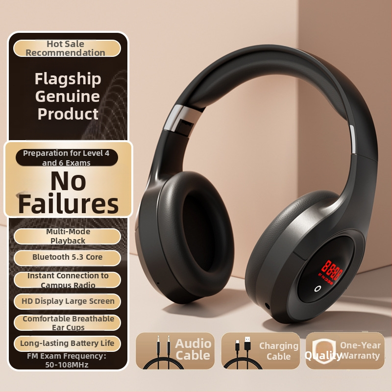 Juhtmevaba peakomplekt Bluetoothiga, 3,5 mm pistik, sisseehitatud mikrofon, OEM töötlemine, trükitud logo