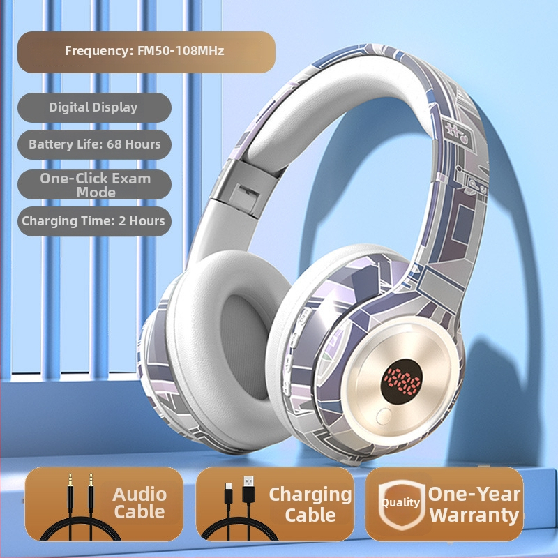 Juhtmevaba peakomplekt Bluetoothiga, 3,5 mm pistik, sisseehitatud mikrofon, OEM töötlemine, trükitud logo